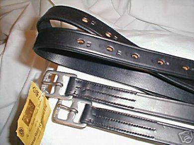 ENGLISH STIRRUP LEATHERS 54" Black or Havana